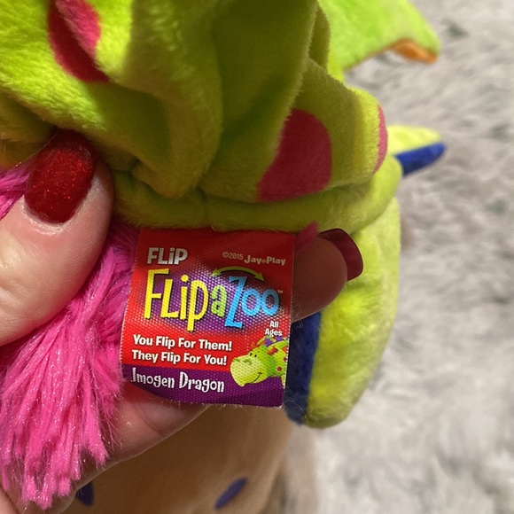 Flipazoo Large plushie Unicorn/ Dinosaur - Picture 3 of 16